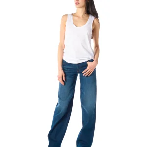 CANOTTIERA TOP COTONE BIANCO