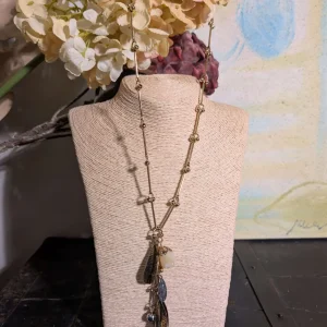 COLLANA BOHO CON CHARMS  OROARGENTO - NALI'